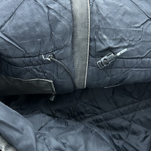 Y2K Carhartt C26 Sz Large BLK Arctic Detroit Jacket Black Quilted Vintage Chore - Picture 7 of 16